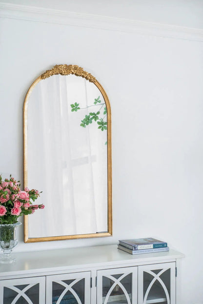 Wood Floor Mirror and Full Body Makeup Mirror