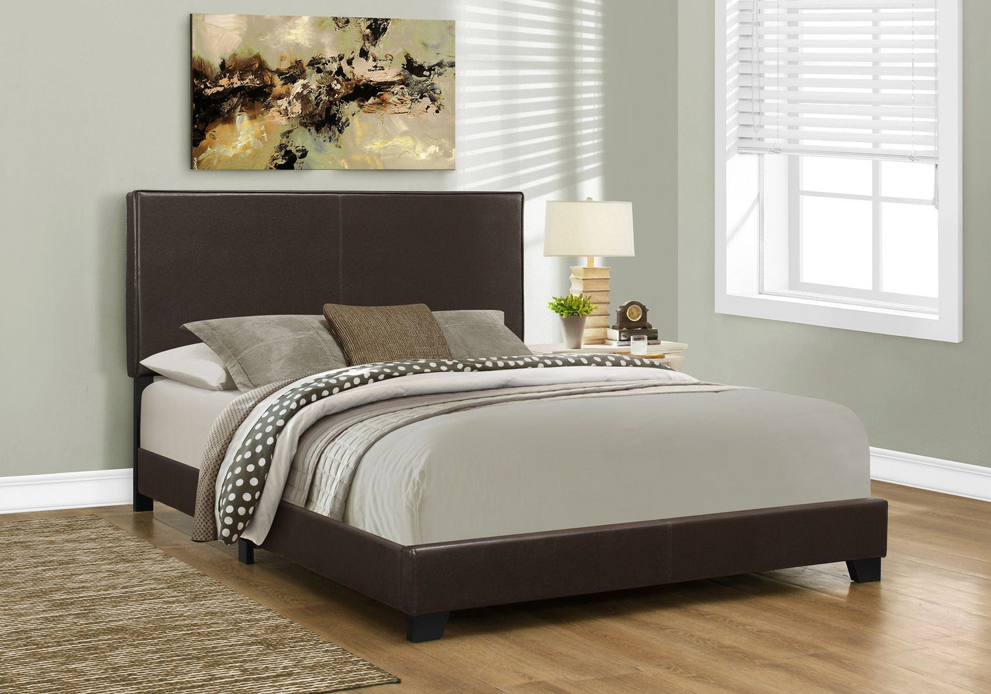 Modern Upholstered And Transitional Bed Frame