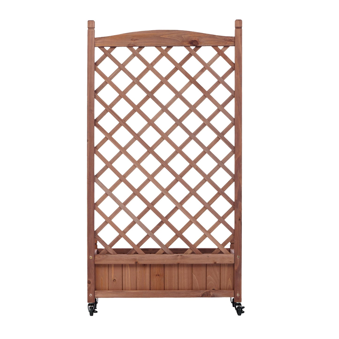 Outdoor Raised Garden Bed with Trellis 2 Pack