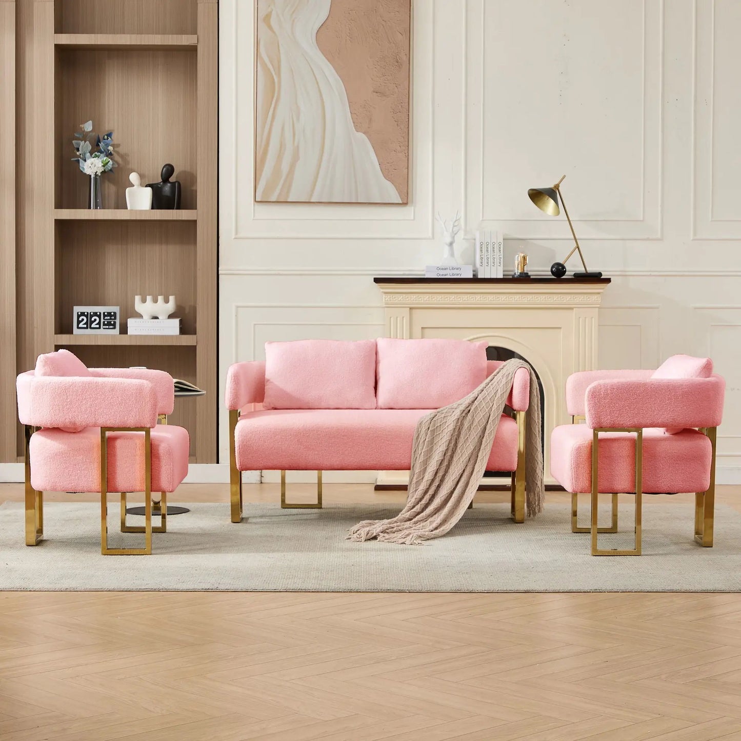 Decorative Upholstered Side Chair for Living Room