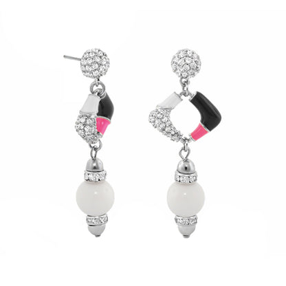 Summer Dream Earrings by Lauren G Adams, drop earrings with crystal accents and pearl drops on Tampa Home & Garden Store