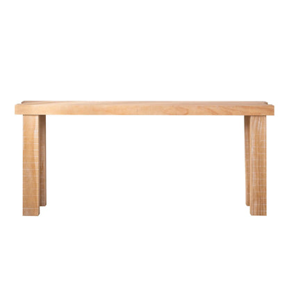 Console table long narrow sofa table in natural wood finish by Unique Piece Furniture on Tampa Home & Garden Store