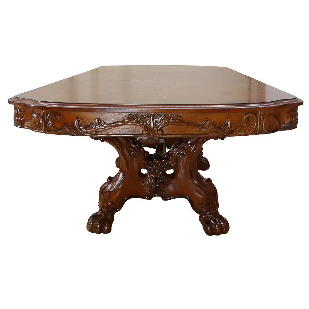 Dresden Expandable Dining Table with Curved Top