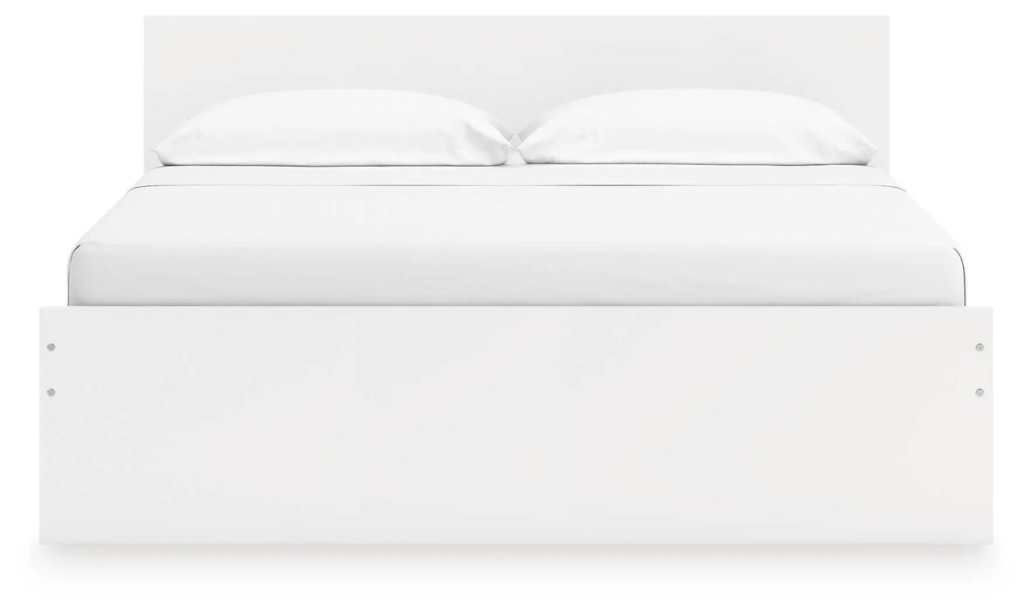 Onita panel platform bed white finish storage bed by Unique Piece Furniture on Tampa Home & Garden Store