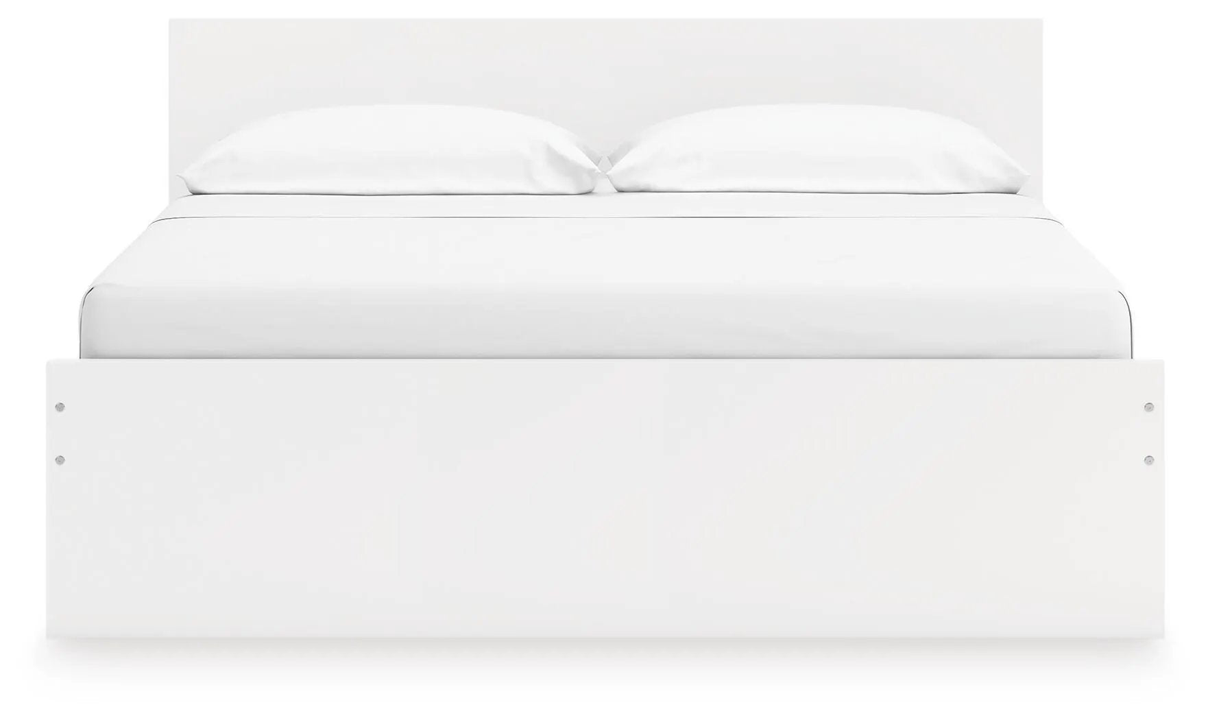 Onita panel platform bed white finish storage bed by Unique Piece Furniture on Tampa Home & Garden Store
