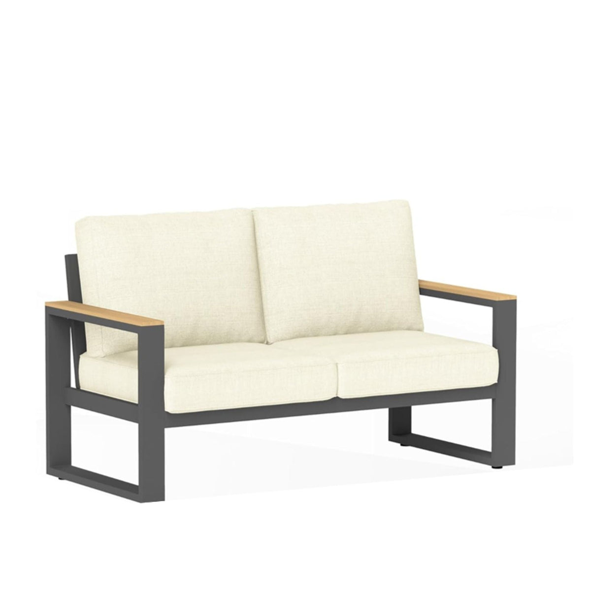 All Weather Outdoor Loveseat and Thick Cushions