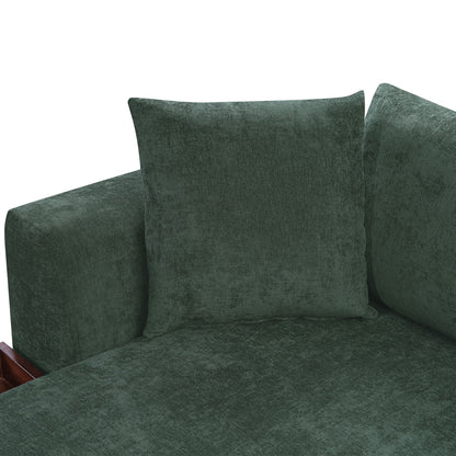 Modern L Shaped Sofa With Storage And Upholstery
