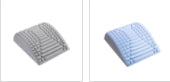 Back Stretcher Pillow neck & lumbar support massager, gray and blue 2-pack Perfecsy on Tampa Home & Garden Store