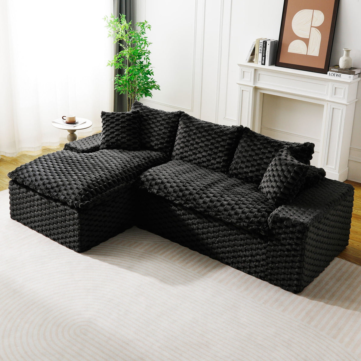 Modular Convertible Sofa and Twin Chaise Lounge