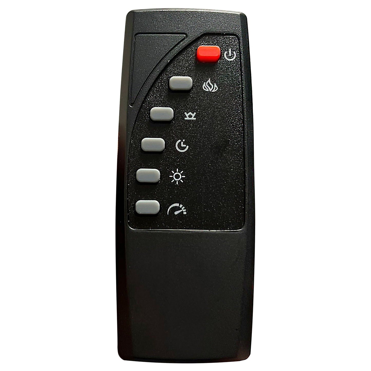 Judah Flame Visualizer Bed remote by HouseOfZazla, black handheld with red power button on Tampa Home & Garden Store
