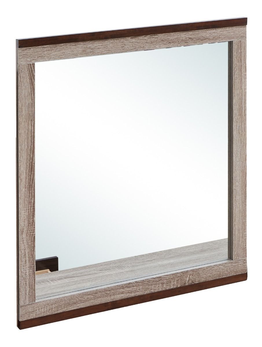 Magnolia Mirror gray brown distressed wood frame by HouseOfZazla on Tampa Home & Garden Store