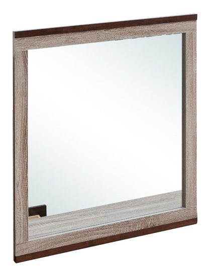 Magnolia Mirror gray brown distressed wood frame by HouseOfZazla on Tampa Home & Garden Store