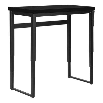 Computer desk black metal, standing adjustable frame for laptop use, Unique Piece Furniture on Tampa Home & Garden Store