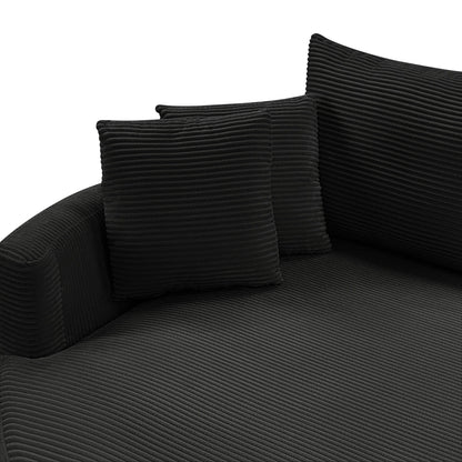 Oversized Double Chaise Sofa With USB Ports