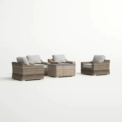Outdoor Sofa Seating Group with Cushions
