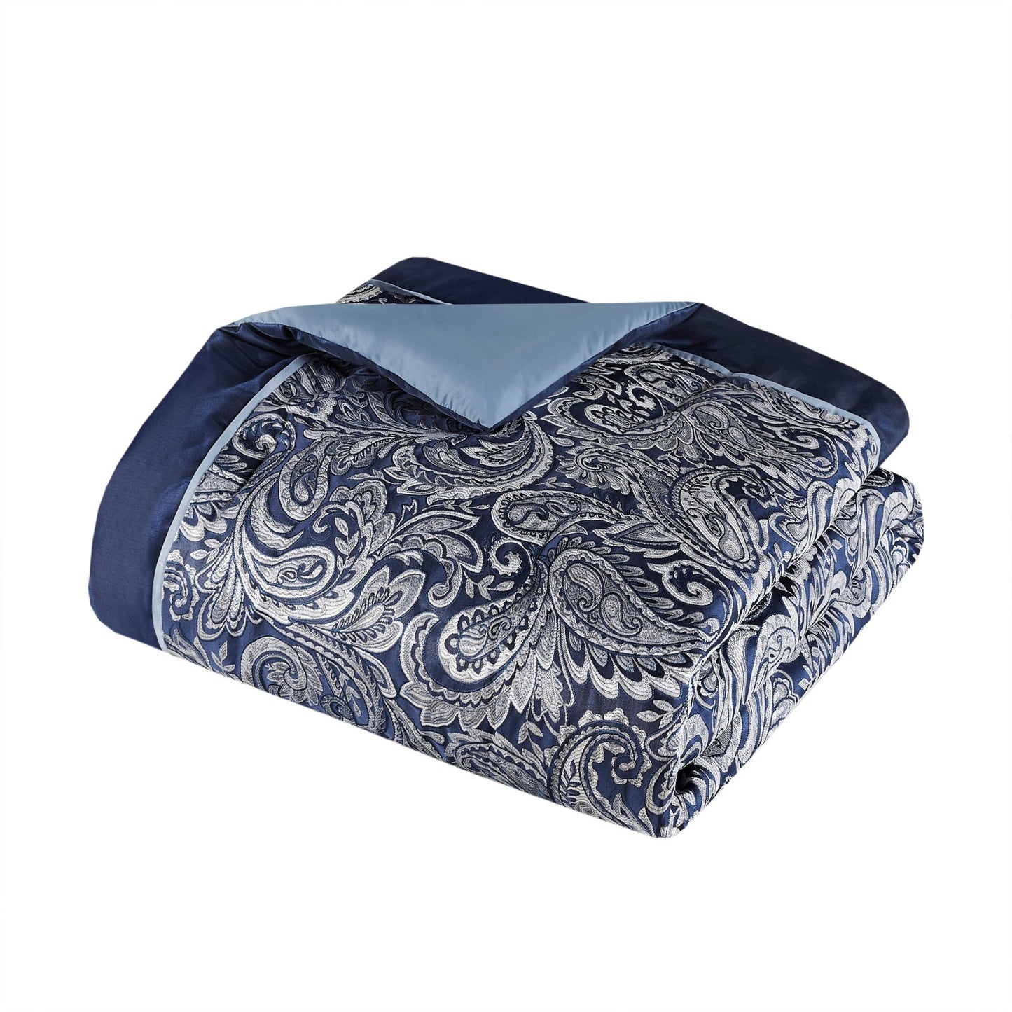 12 Piece Comforter and Cotton Sheets Navy King