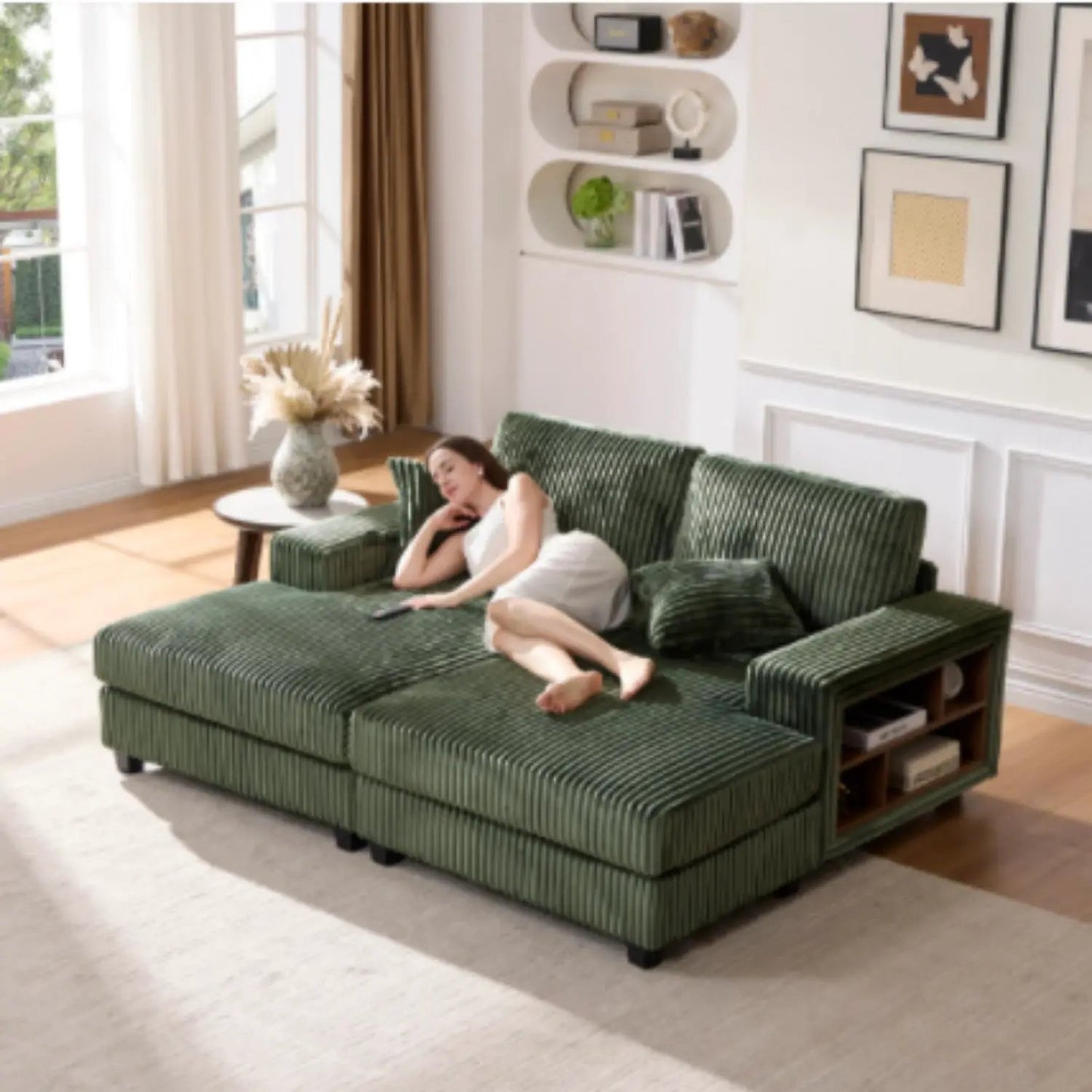 Convertible Sectional Sofa Sleeper for Lounge