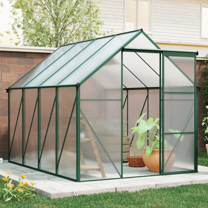 Outdoor Polycarbonate House and Raised Metal Base