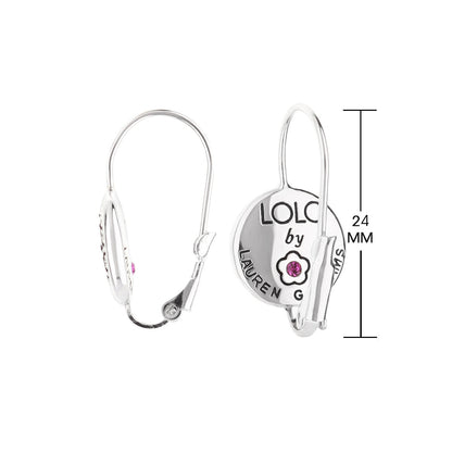 June Birthstone Color Earrings pink gemstone pair by Lauren G Adams on Tampa Home & Garden Store