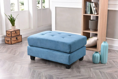 Chic Contemporary Storage Ottoman Tufted Cushion