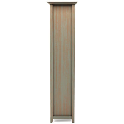 Amherst Five Shelf Bookcase Handcrafted Wood