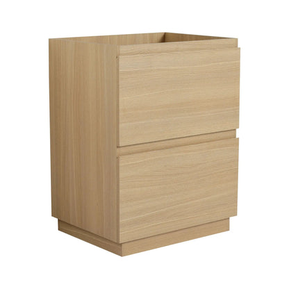 Modern Freestanding Vanity with Double Drawer