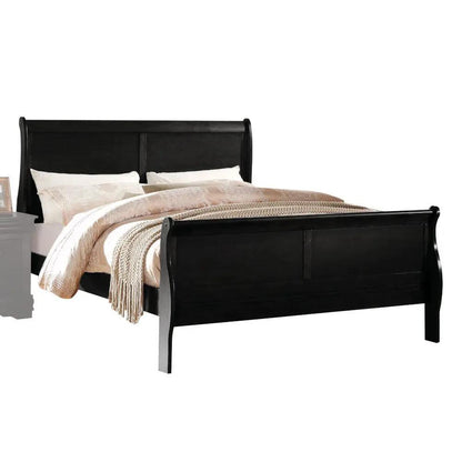Louis Philippe Sleigh Style Bed Timeless Finish