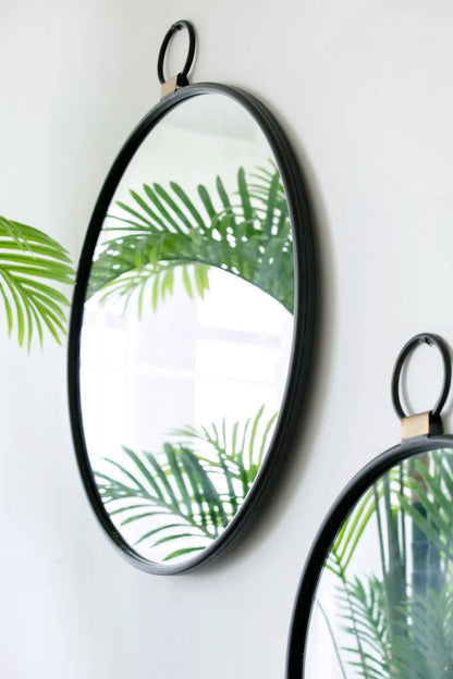 Wall Mirror Frame Black Contemporary Minimalist