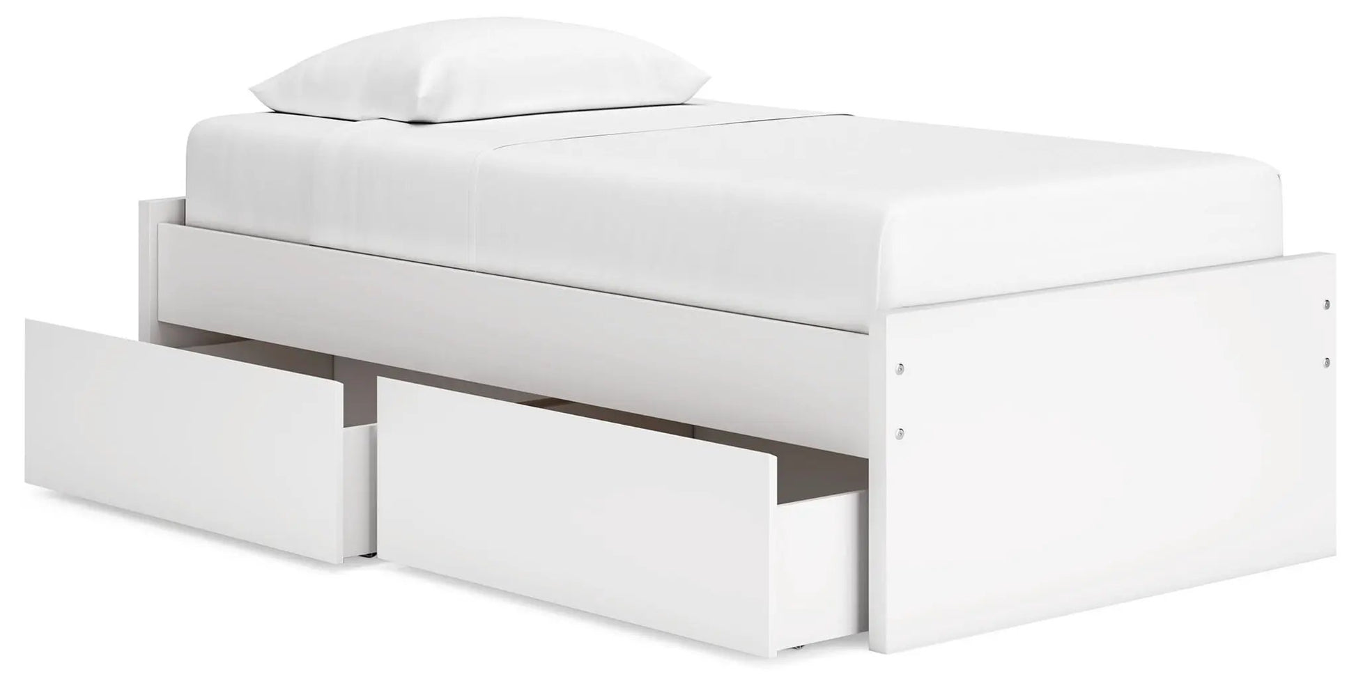 Onita Platform Bed white finish with under-bed storage drawers by Unique Piece Furniture on Tampa Home & Garden Store