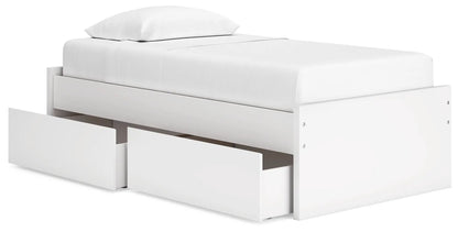 Onita Platform Bed white finish with under-bed storage drawers by Unique Piece Furniture on Tampa Home & Garden Store