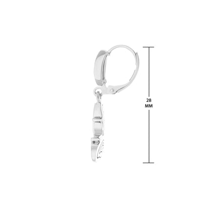 Mariposa Earrings Lever Back silver-tone by Lauren G Adams, Collections on Tampa Home & Garden Store