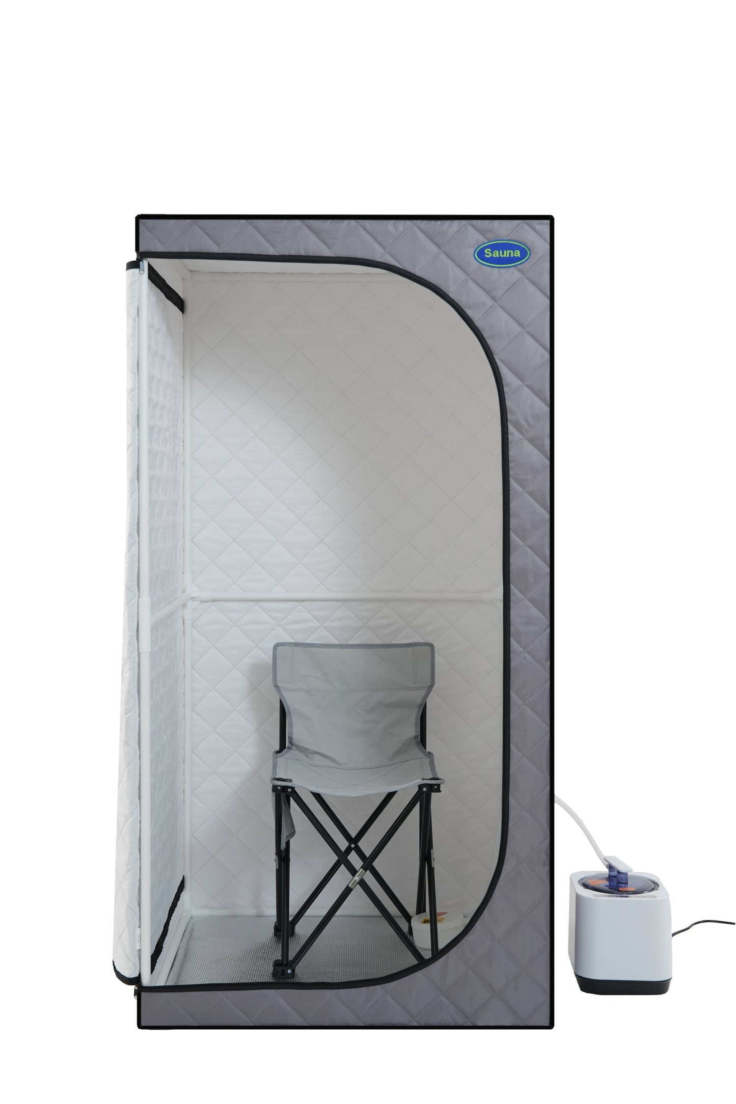 Portable Grey Mini Steam Sauna Tent and Home Spa