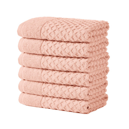 Cotton Diamond Waffle Weave Bath Towel Set
