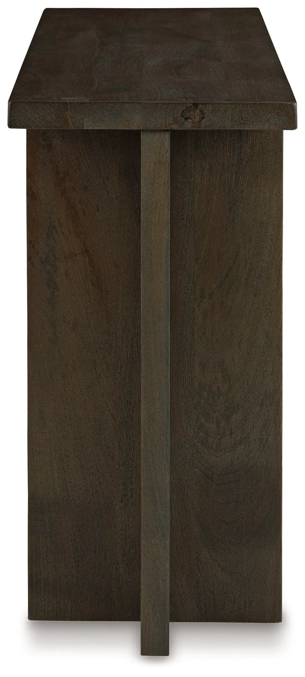 Jalenry console sofa table grayish brown wood by Unique Piece Furniture, rectangular top on Tampa Home & Garden Store