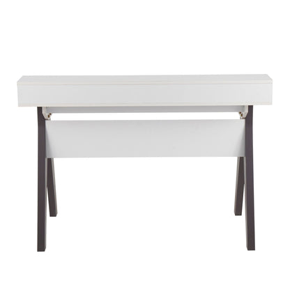 Contemporary Lift Top Desk with Storage in gray/white, HouseOfZazla on Tampa Home & Garden Store
