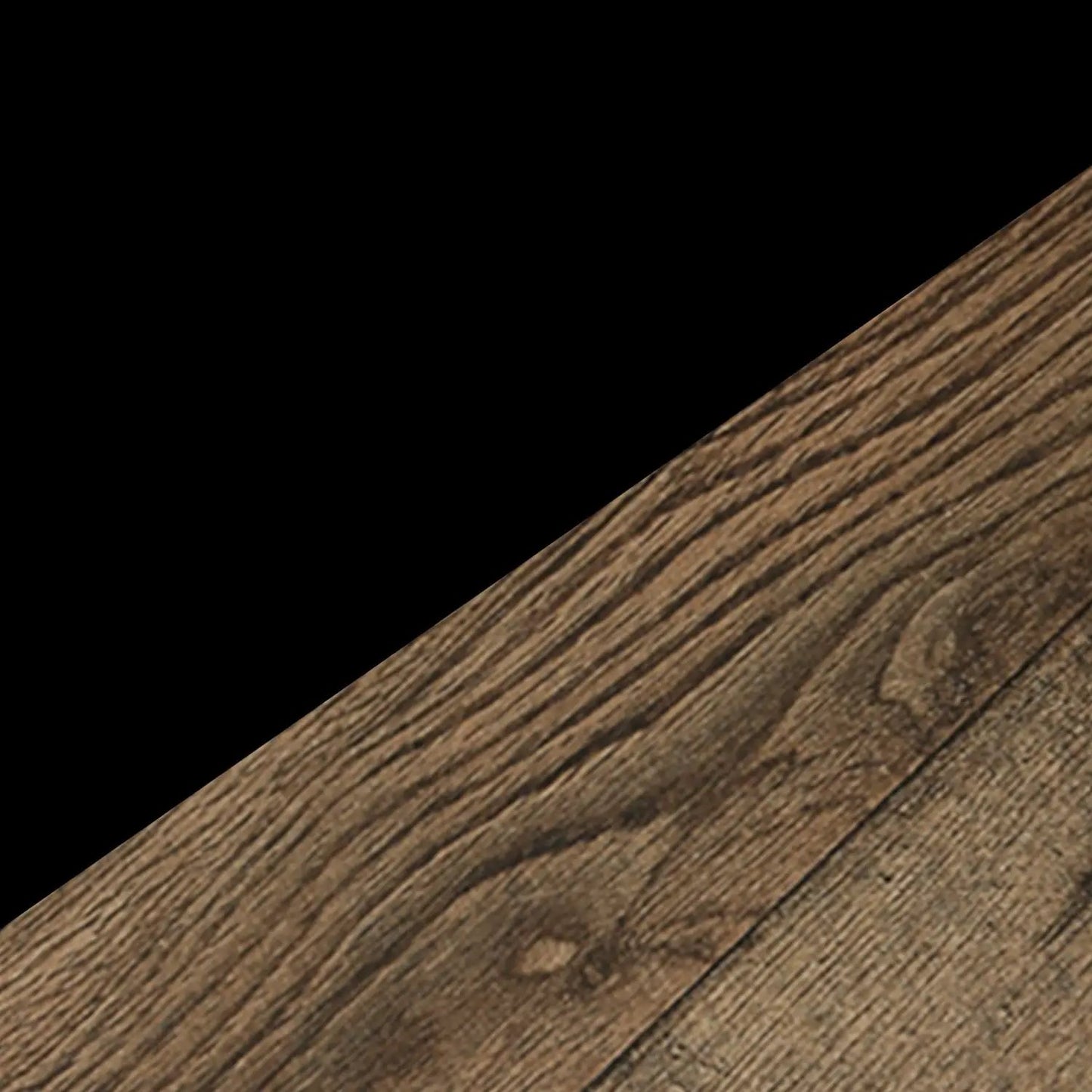 TV stand wood grain dark brown surface against black backdrop on Tampa Home & Garden Store