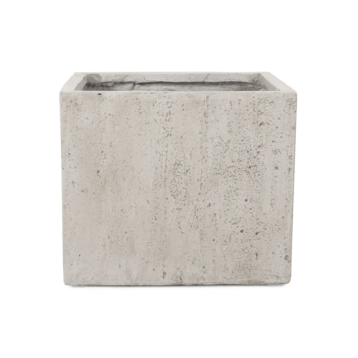 Planter Modern Outdoor Planter HouseOfZazla, rectangular concrete with light gray finish on Tampa Home & Garden Store