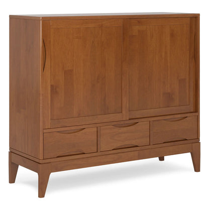 Harper Handcrafted Rubberwood Storage Cabinet