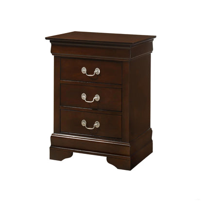 Louis Philippe Nightstand in Wood Veneer