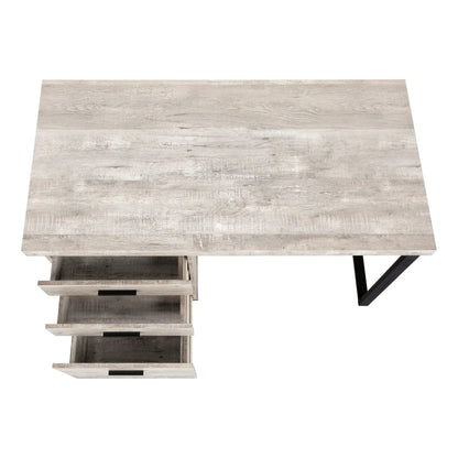 Left or Right Computer Desk with Ample Drawers