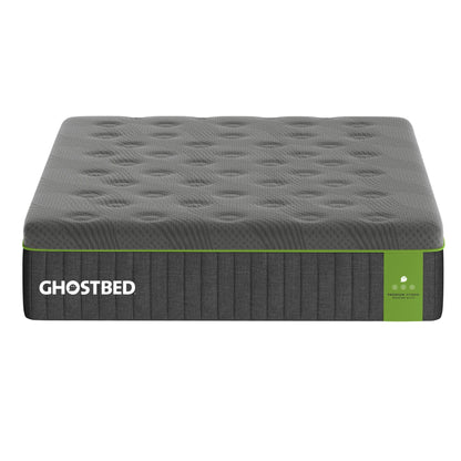 HouseOfZazla 14in hybrid mattress with cooling foam coils gray quilt top GhostBed on Tampa Home & Garden Store