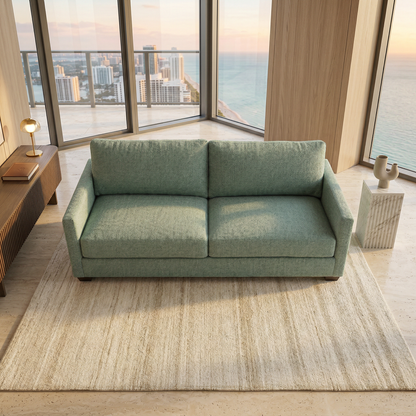 Damon Sofa Made in USA and Custom Fabric Options