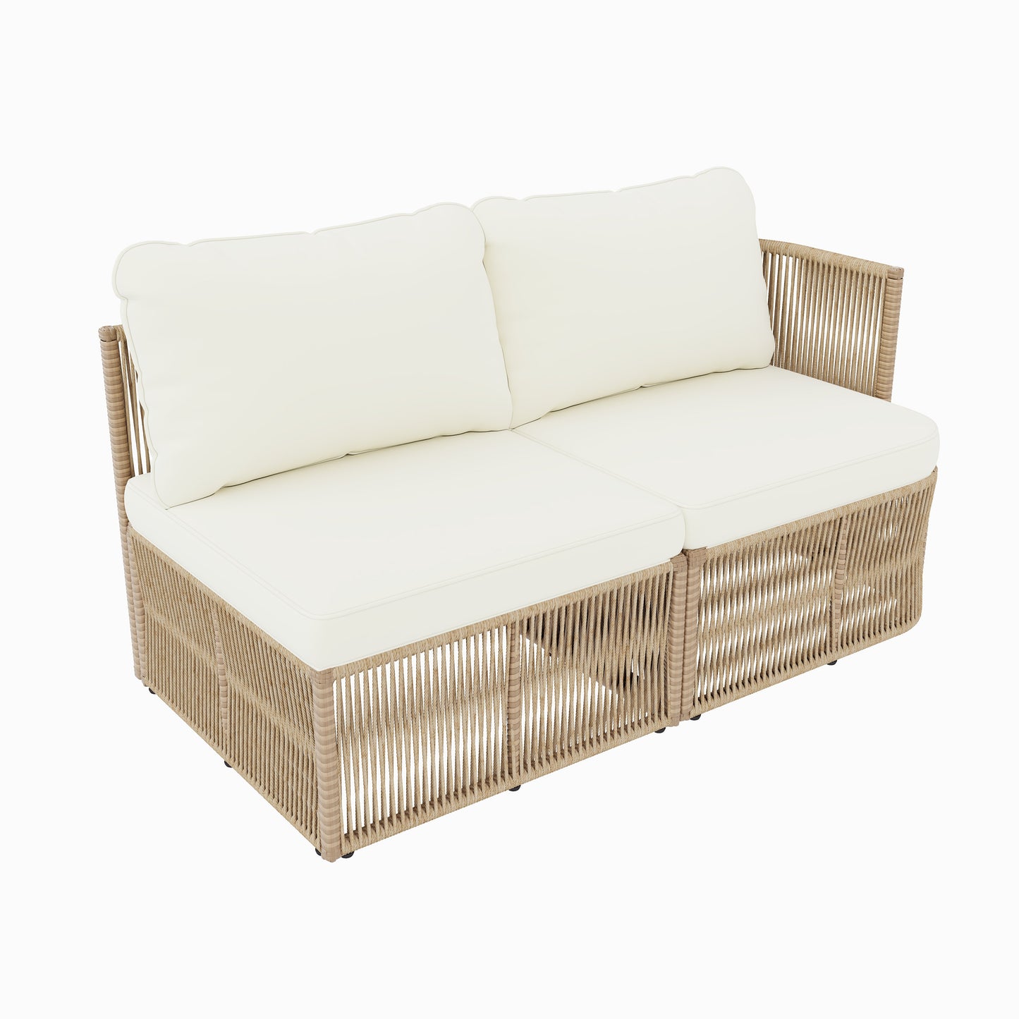 Outdoor PE Rattan Patio Set and Iron Frame