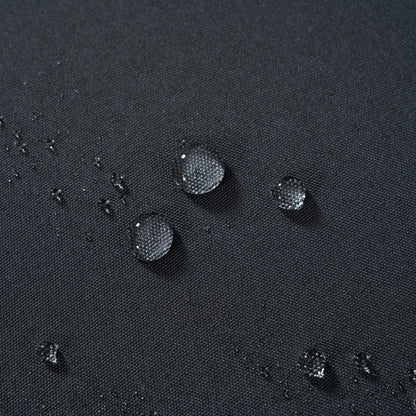 Outdoor sofas dark charcoal grey fabric closeup with water droplets on Tampa Home & Garden Store