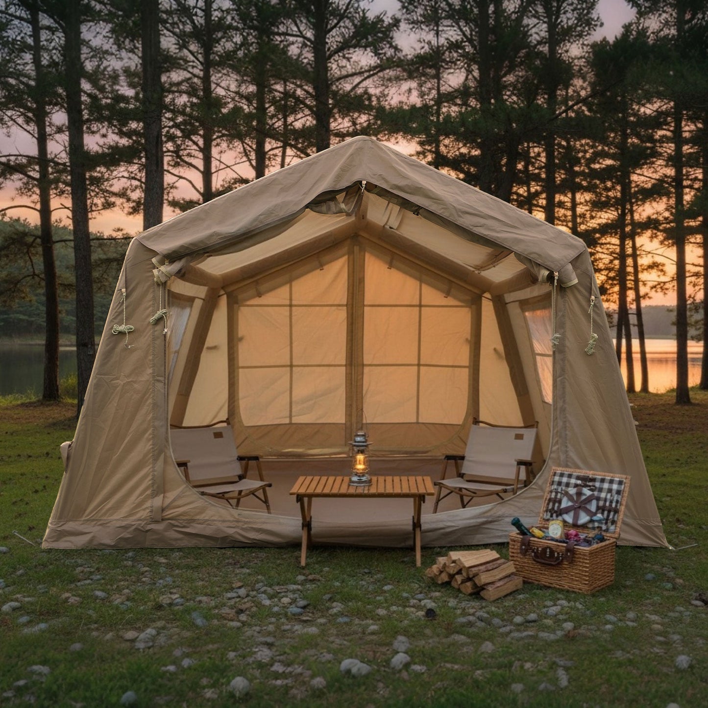 Fast Setup 8m Inflatable Tent and Outdoor Shelter