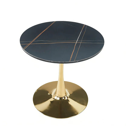 Mid-Century Tulip Table with Round Top Pedestal