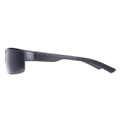 Oversized square polarized sunglasses Stevvex unisex black frame UV400 on Tampa Home & Garden Store