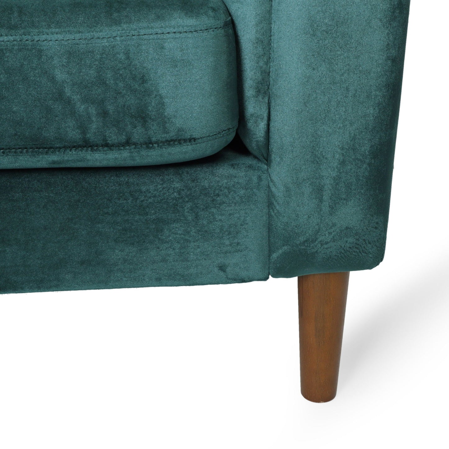 Contemporary Three Seater Sofa with Button Stitch