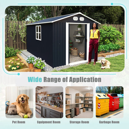 Campcraft 8x12 Outdoor Metal Storage Shed