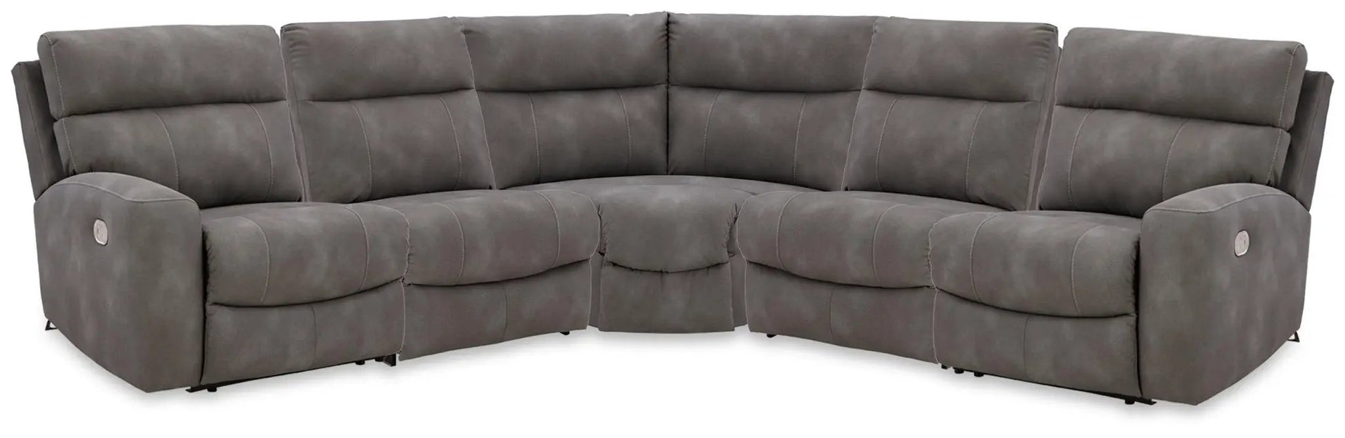 Next-Gen Durapella reclining sectional in gray upholstery by Unique Piece Furniture on Tampa Home & Garden Store